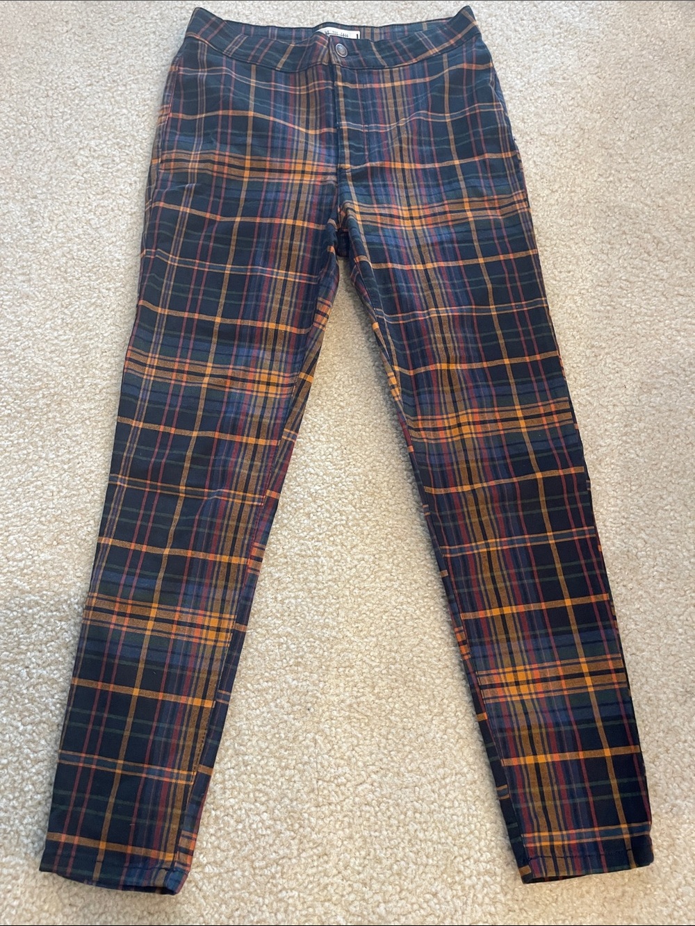 We The Free Plaid Tapered Pants Size 28